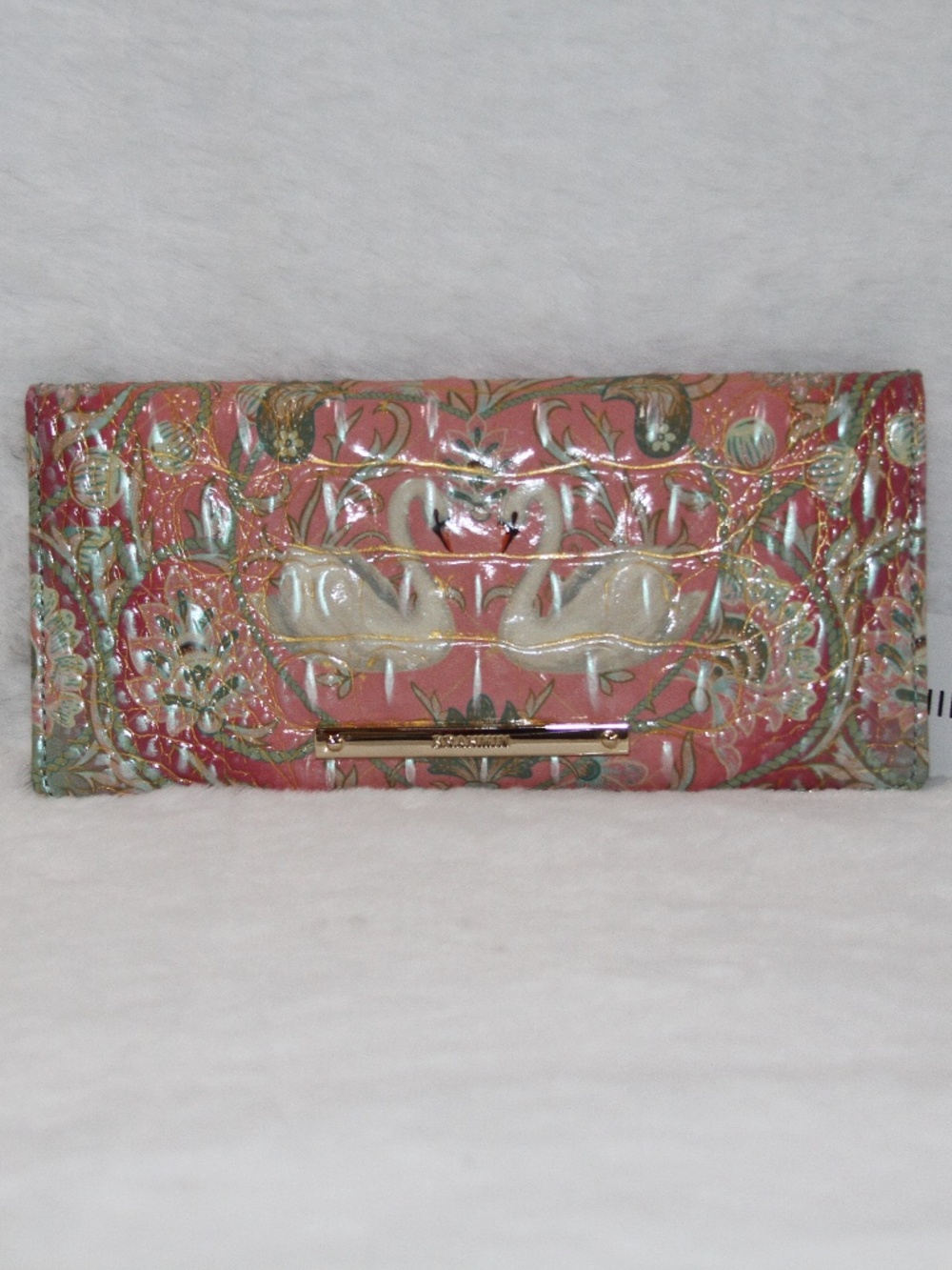 EXACT BRAHMIN Ady Wallet Odette Ombre Melbourne Leather